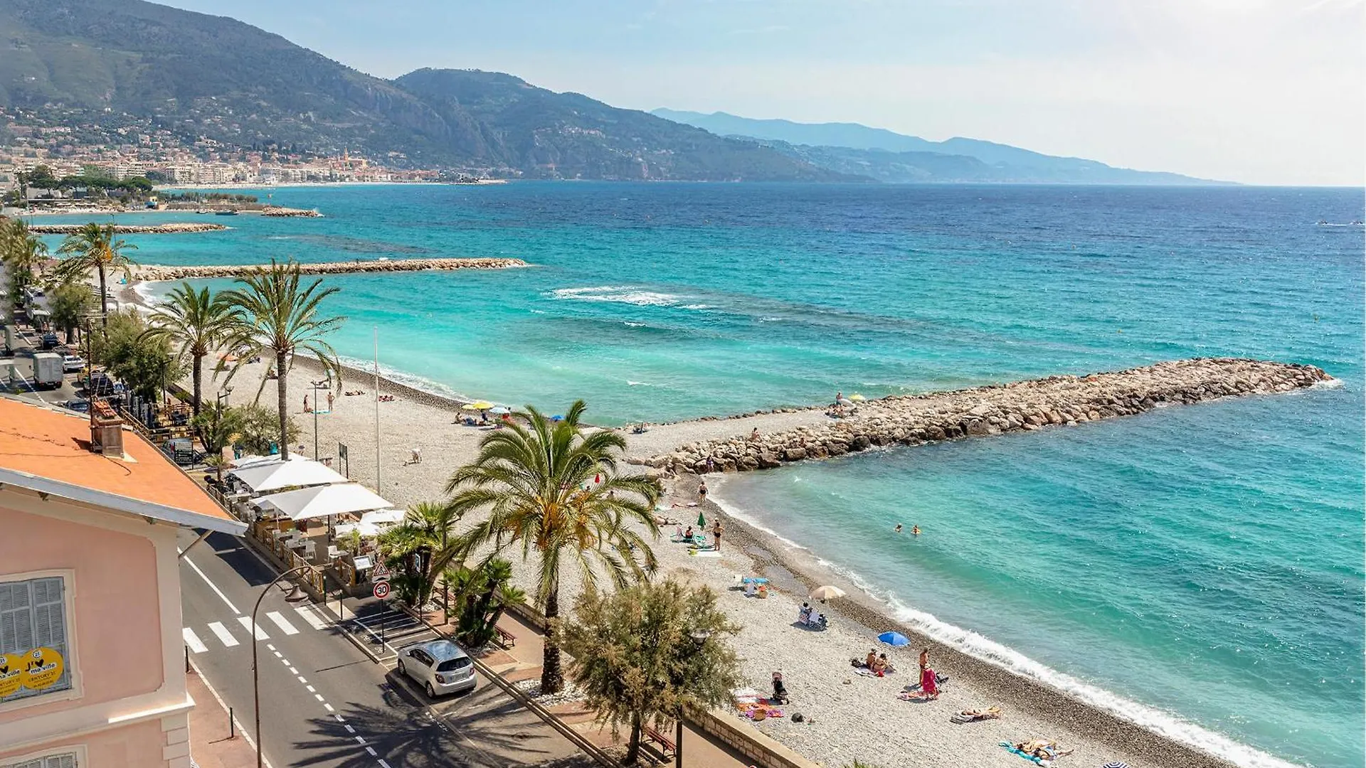 Апартаменты New T2 Proche Monaco, Centre Ville, Magnifique Terasse Рокебрюн — Кап-Мартен Франция